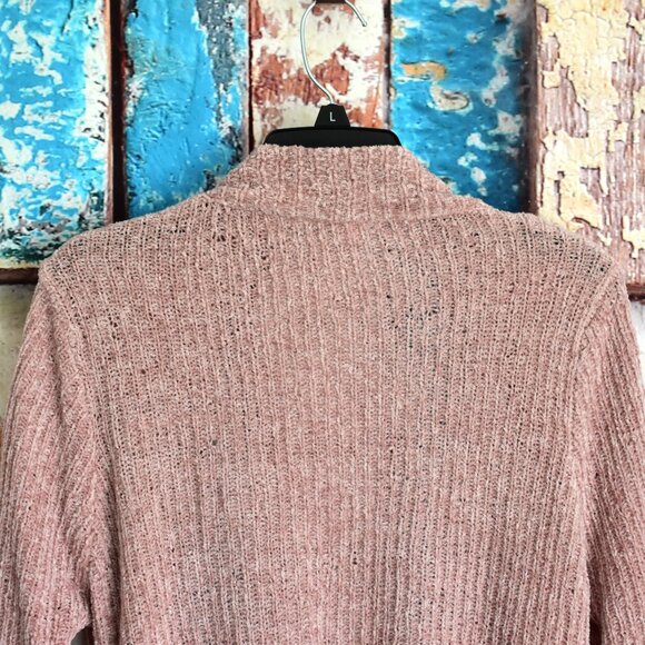 Women's Ashley By 26 International Open Front Cardigan XLARGE Pink PRE-OWNED - Picture 8 of 12